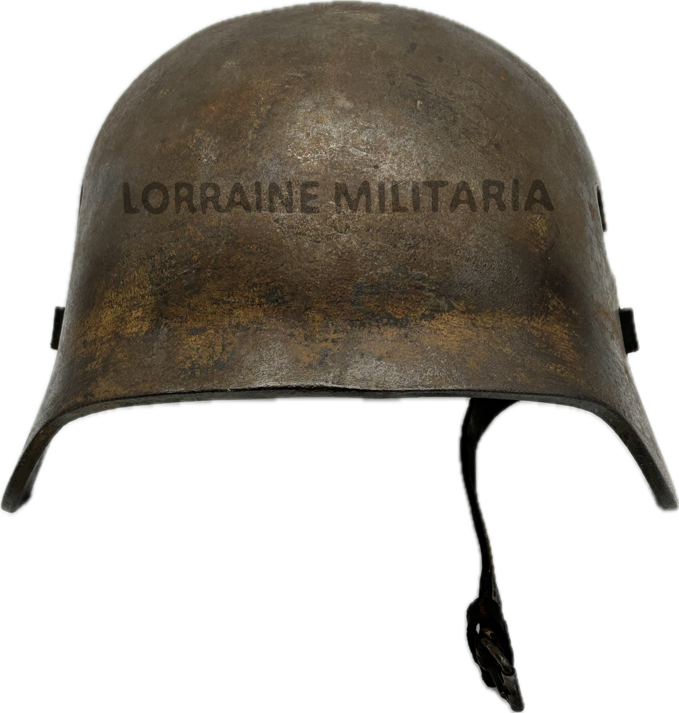 militaria : PLAQUE DE BLINDAGE STAHLHELM STIRNPANZER