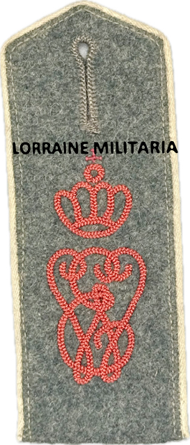 militaria : PATTE D'EPAULE MLE 1915 DE BLUSE MONOGRAMME DU 94 IEME REGIMENT D'INFANTERIE 191