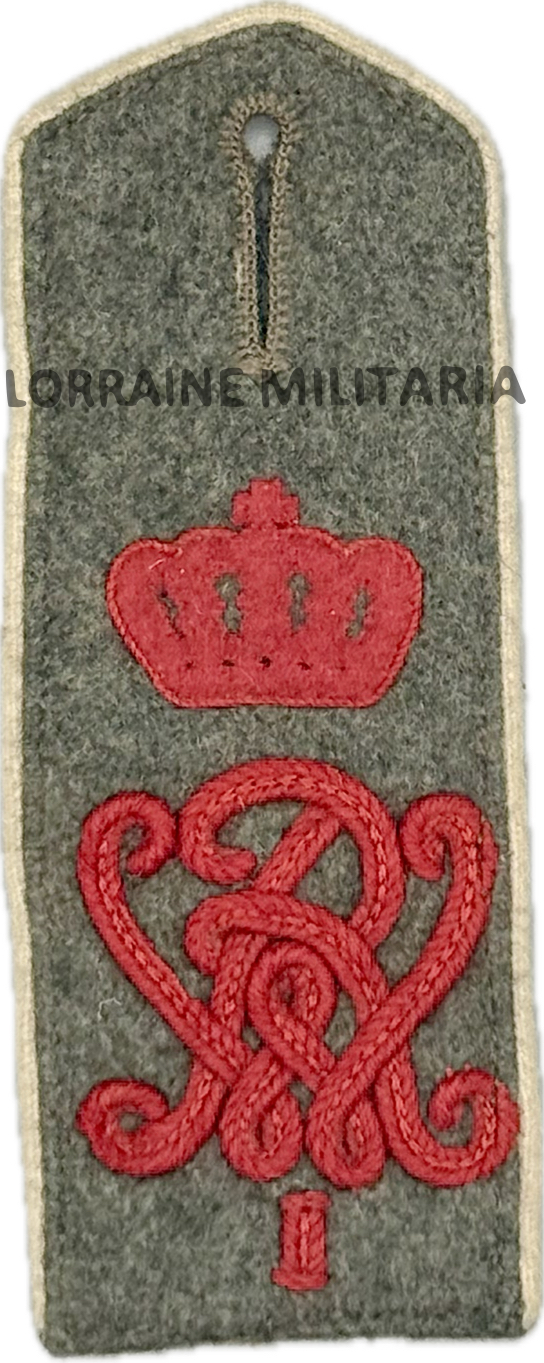 militaria : PATTE D'EPAULE MLE 1915 DE BLUSE MONOGRAMME DU 101 IEME REGIMENT DE GRENADIER SA