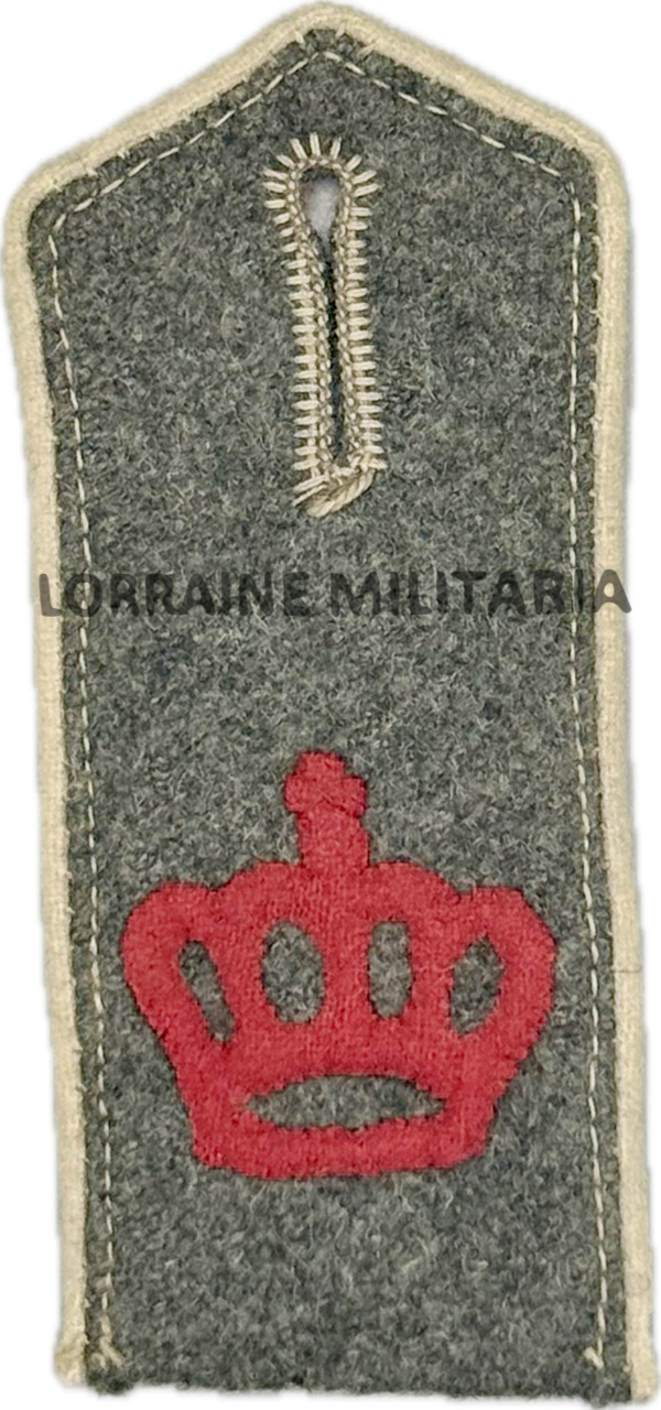 militaria : PATTE D'EPAULE MLE 1915 DE BLUSE MONOGRAMME DU 109 IEME LEIB GRENADIER BADOIS OU