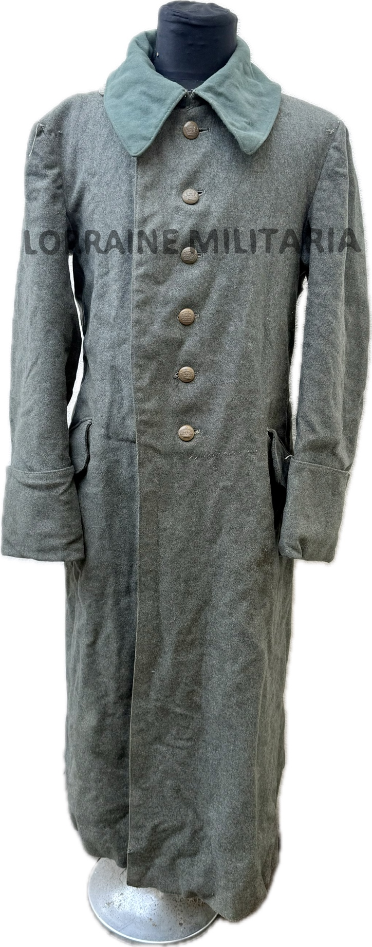 militaria : MANTEAU TROUPE ALLEMAND MLE 1915 DU WURTEMBERG PUIS HESSE DATÉ 1917/1918