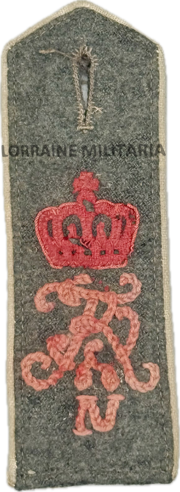 militaria : PATTE D'EPAULE MLE 1915 DE BLUSE DU 2 IÈME REGIMENT DE GRENADIER