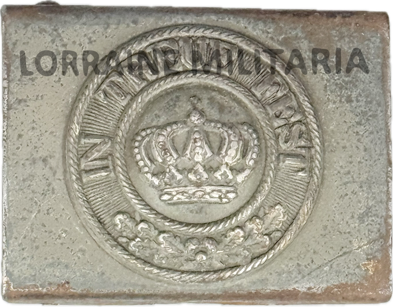 militaria : BOUCLE DE CEINTURON ALLEMANDE TROUPE BAVIERE MLE 1915 FELDGRAU