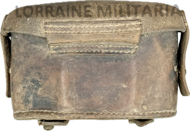 militaria : CARTOUCHIERE ALLEMANDE TROUPE PIONNIER MLE 1887/88 DATÉE 1912 DU PB 27