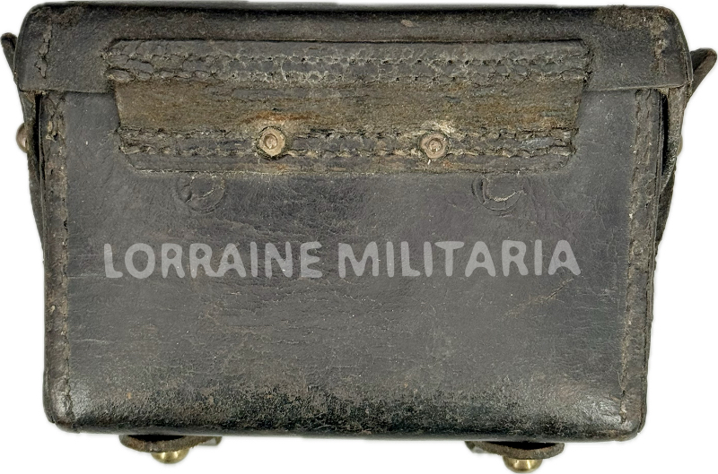 militaria : CARTOUCHIERE ALLEMANDE TROUPE INFANTERIE MLE 1888/95 DATÉE 1911