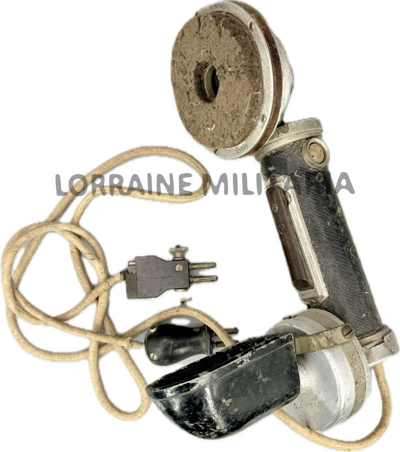 militaria : COMBINÉ TÉLÉPHONE ALLEMAND MODÈLE 1905 VIEUX MODÈLE COMPLET