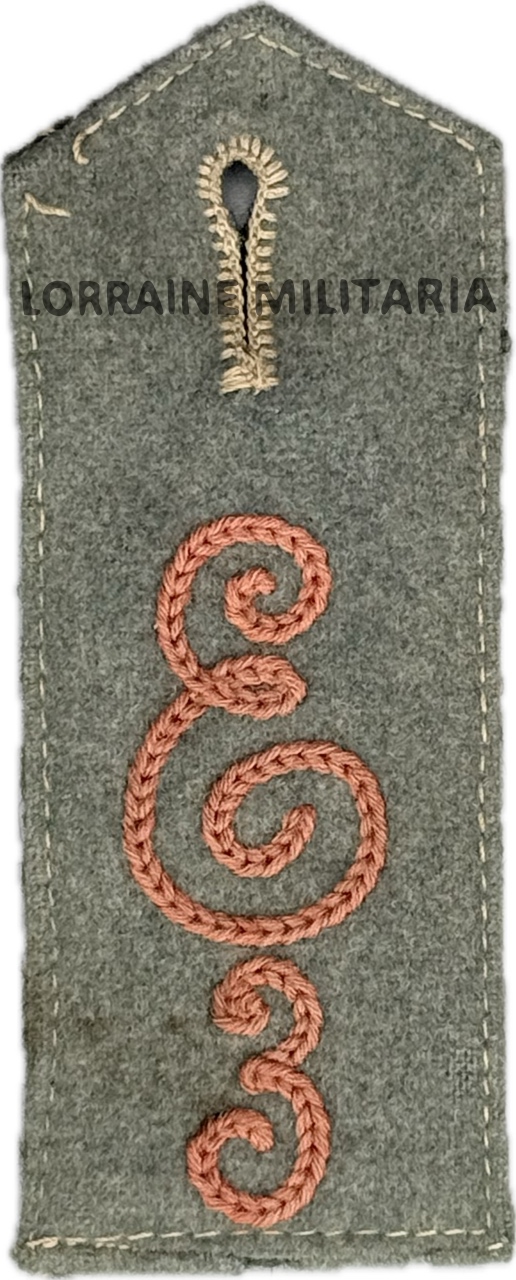 militaria : PATTE D'EPAULE MLE 1914 DU 3 ÈME REGIMENT DU GENIE DES CHEMINS DE FER