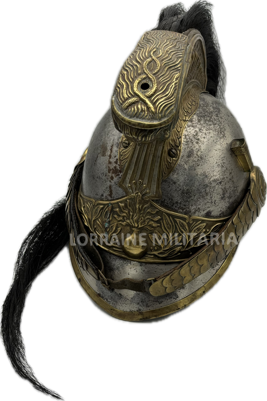 militaria : CASQUE TROUPE DRAGON Mle 1874