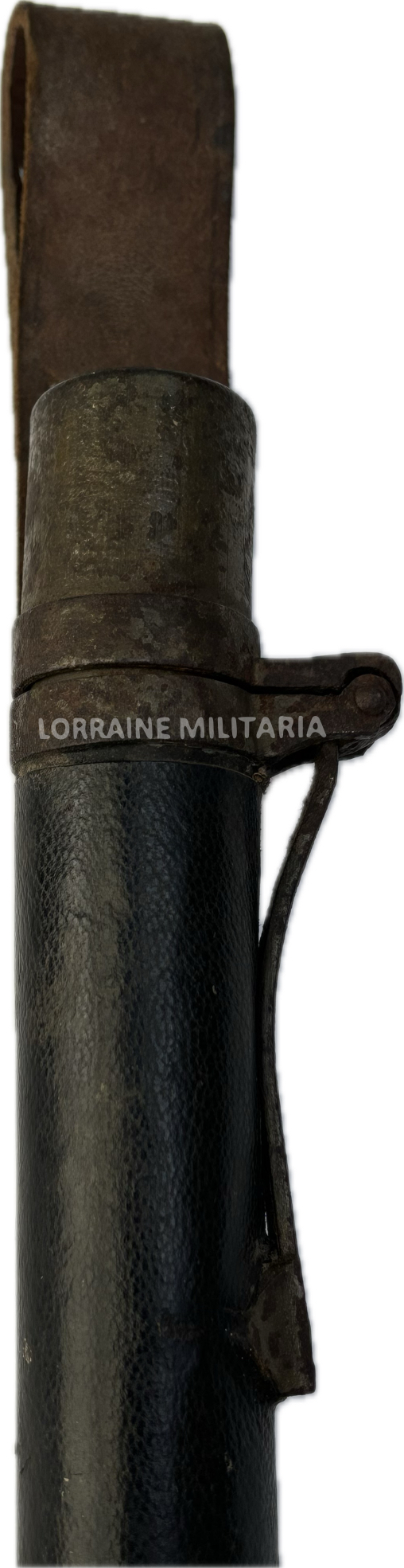 militaria : FIFRE REGLEMENTAIRE 1918 AVEC ETUI EMBOUTS METAL FELDGRAU