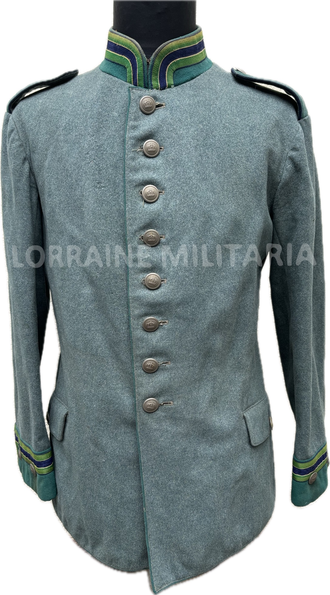 militaria : TRES RARE WAFFENROCK Mle 1910 TROUPE DE CAVALERIE DU 6ème CHASSEUR A CHEVAL