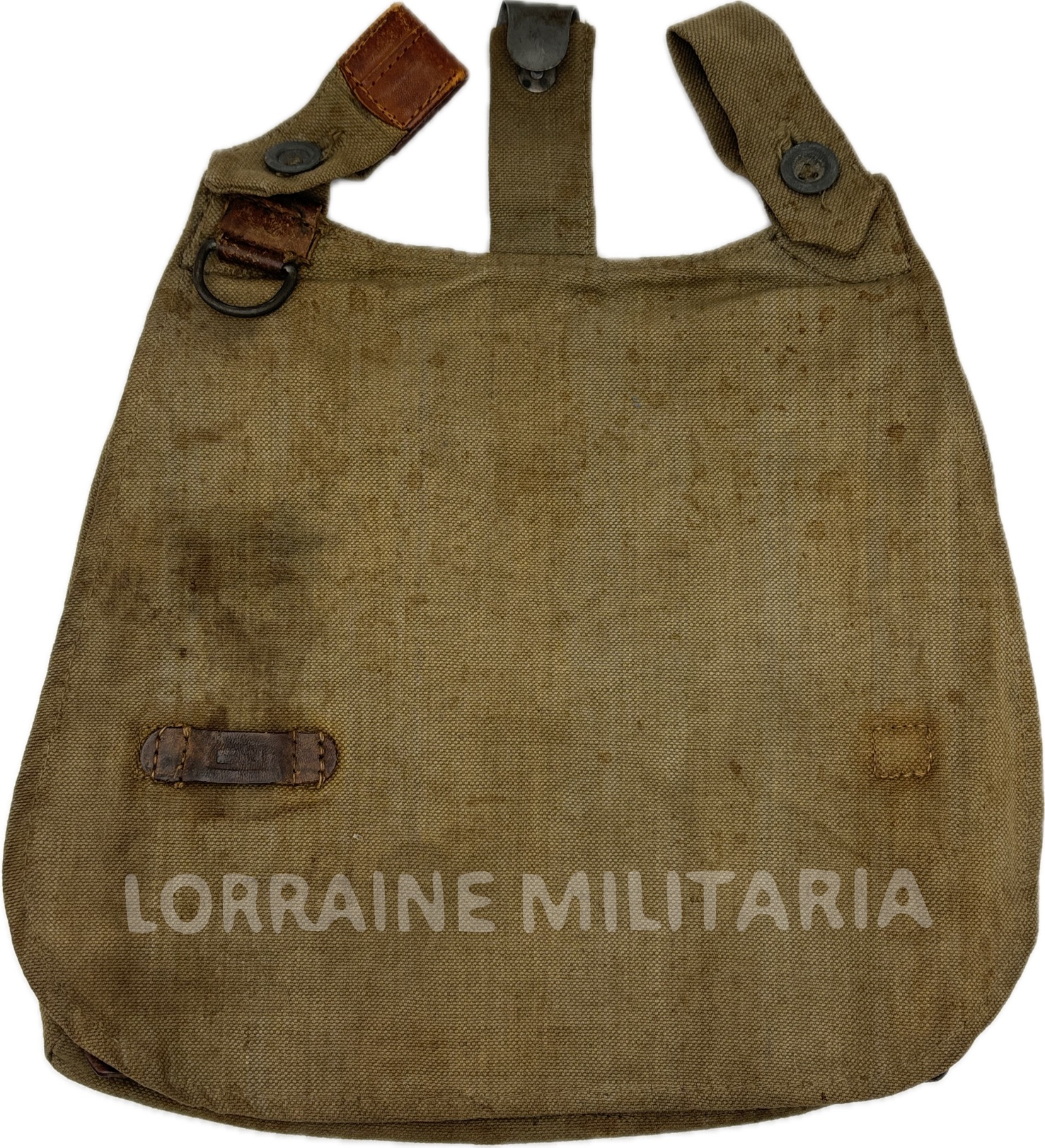 militaria : MUSETTE TROUPE BROTBEUTEL TOILE VERTE