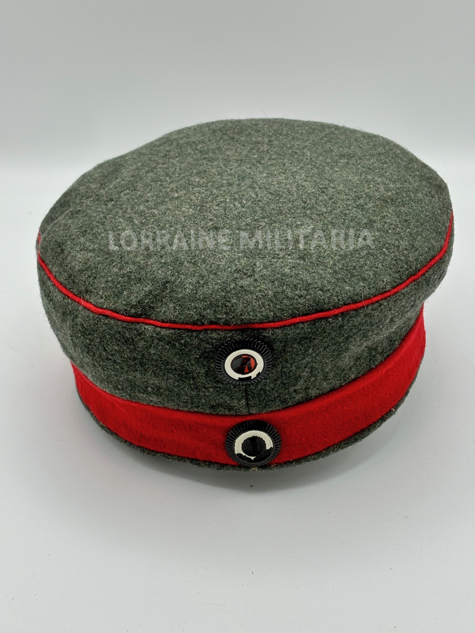 militaria : MUTZE TROUPE PRUSSIENNE INFANTERIE DU BA II 1917