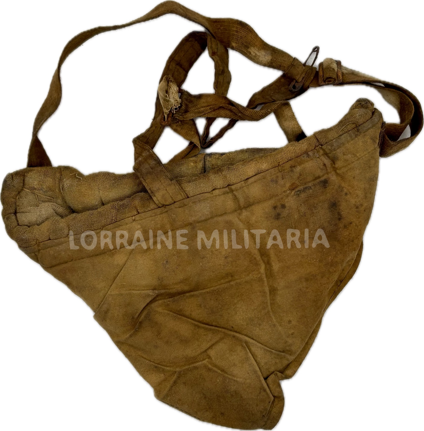 militaria : RARE MASQUE TAMPON TN TAMBUTÉ NOUVEAU MODELE 1915-1916