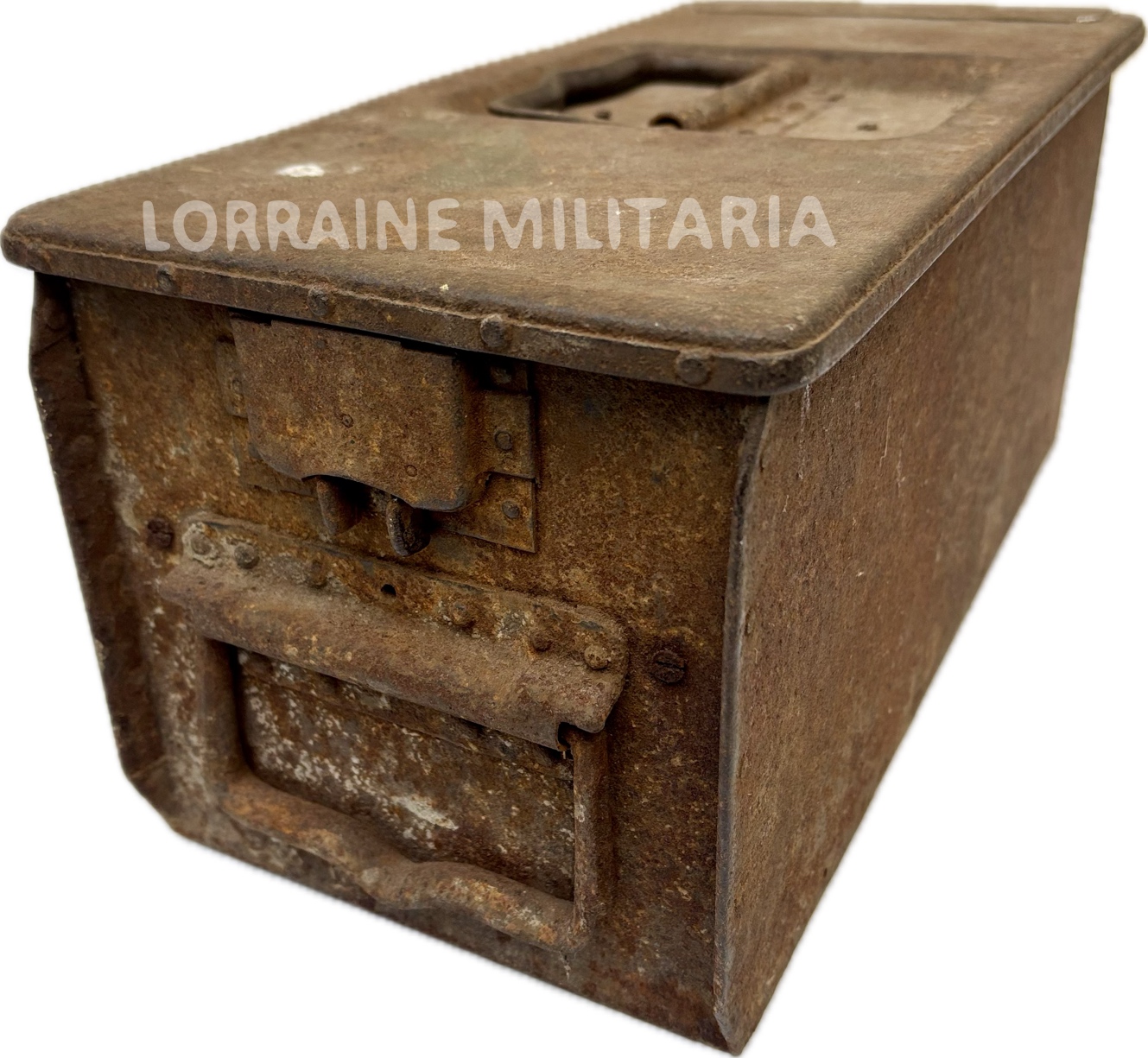 militaria : CAISSE OUTILLAGE ET D'ENTRETIEN POUR MITRAILLEUSE MAXIM MG 08