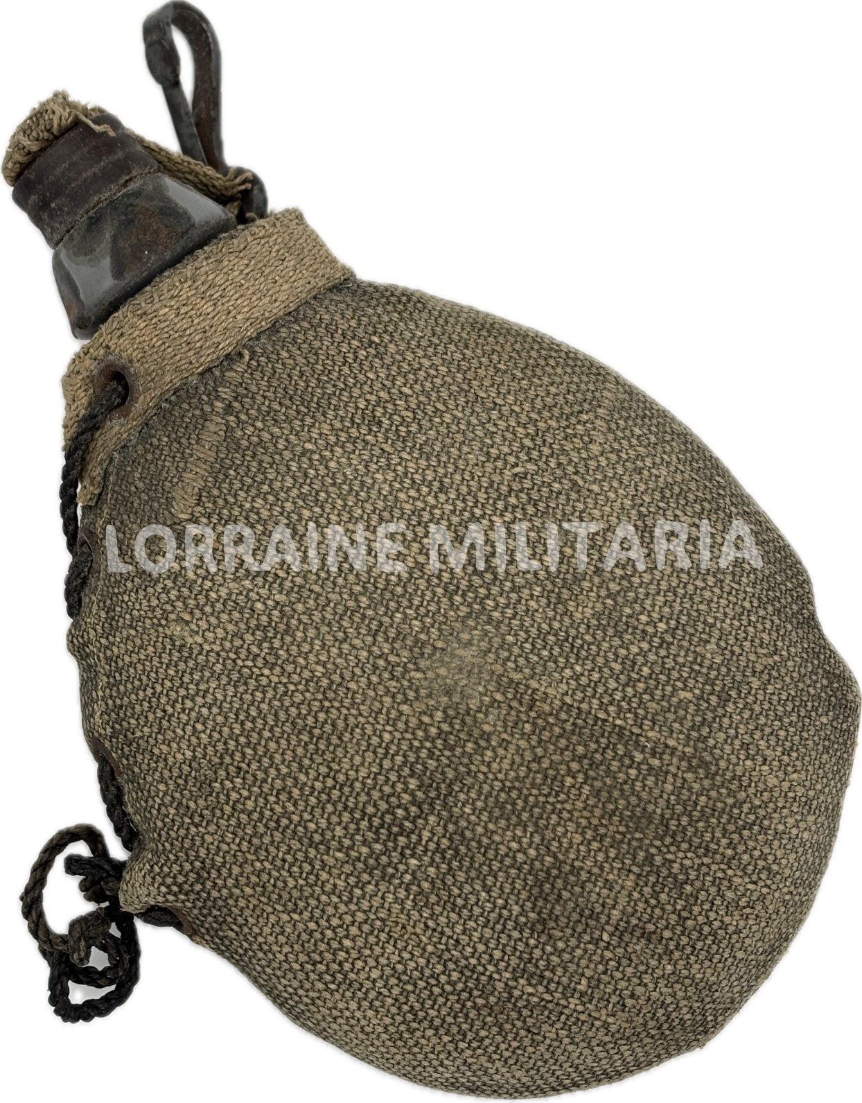 militaria : GOURDE BIDON ERSATZ PAPIERSTOFF FELDGRAU MODELE 1917