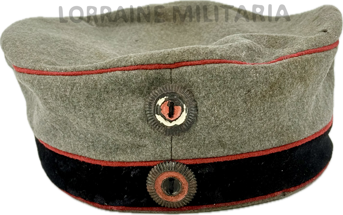 militaria : MUTZE TROUPE ALLEMANDE MODELE 1907 ARTILLERIE PIONNIER WURTEMBERG 1913