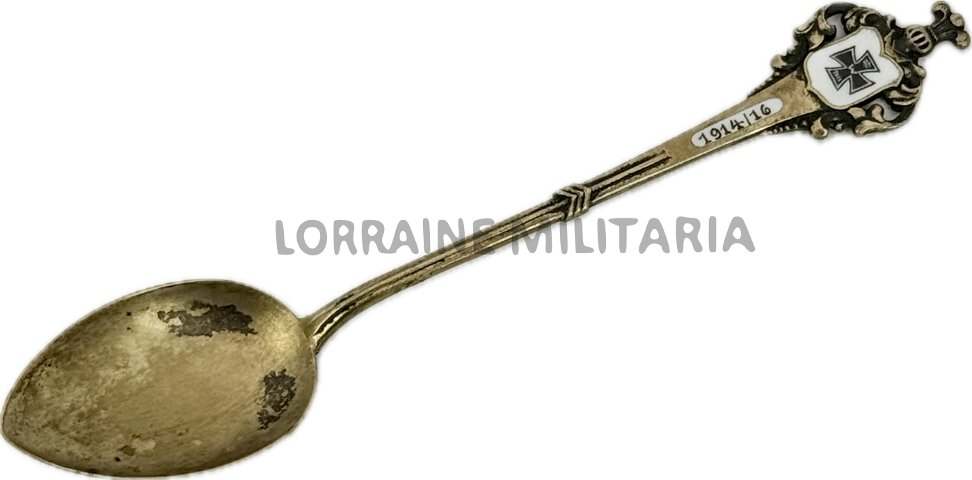militaria : PETITE CUILLERE A CAFE  ALLEMANDE CROIX DE FER 1914/1916