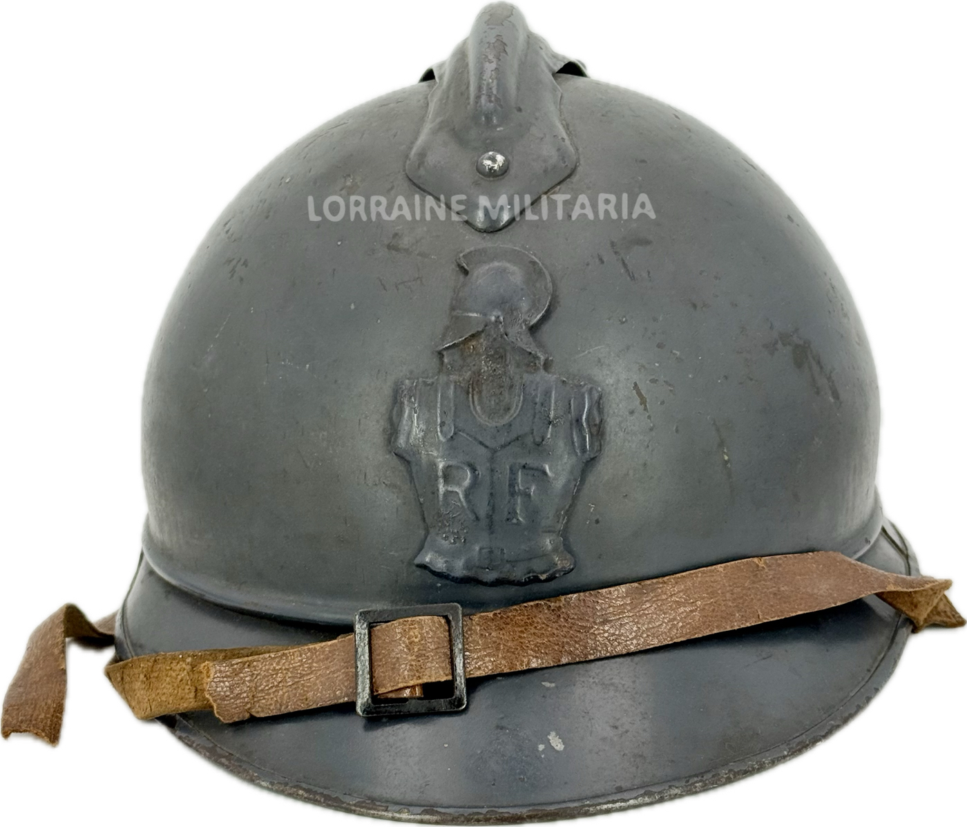 militaria : CASQUE ADRIAN DU GENIE PREMIER TYPE 1915 BLEU HORIZON