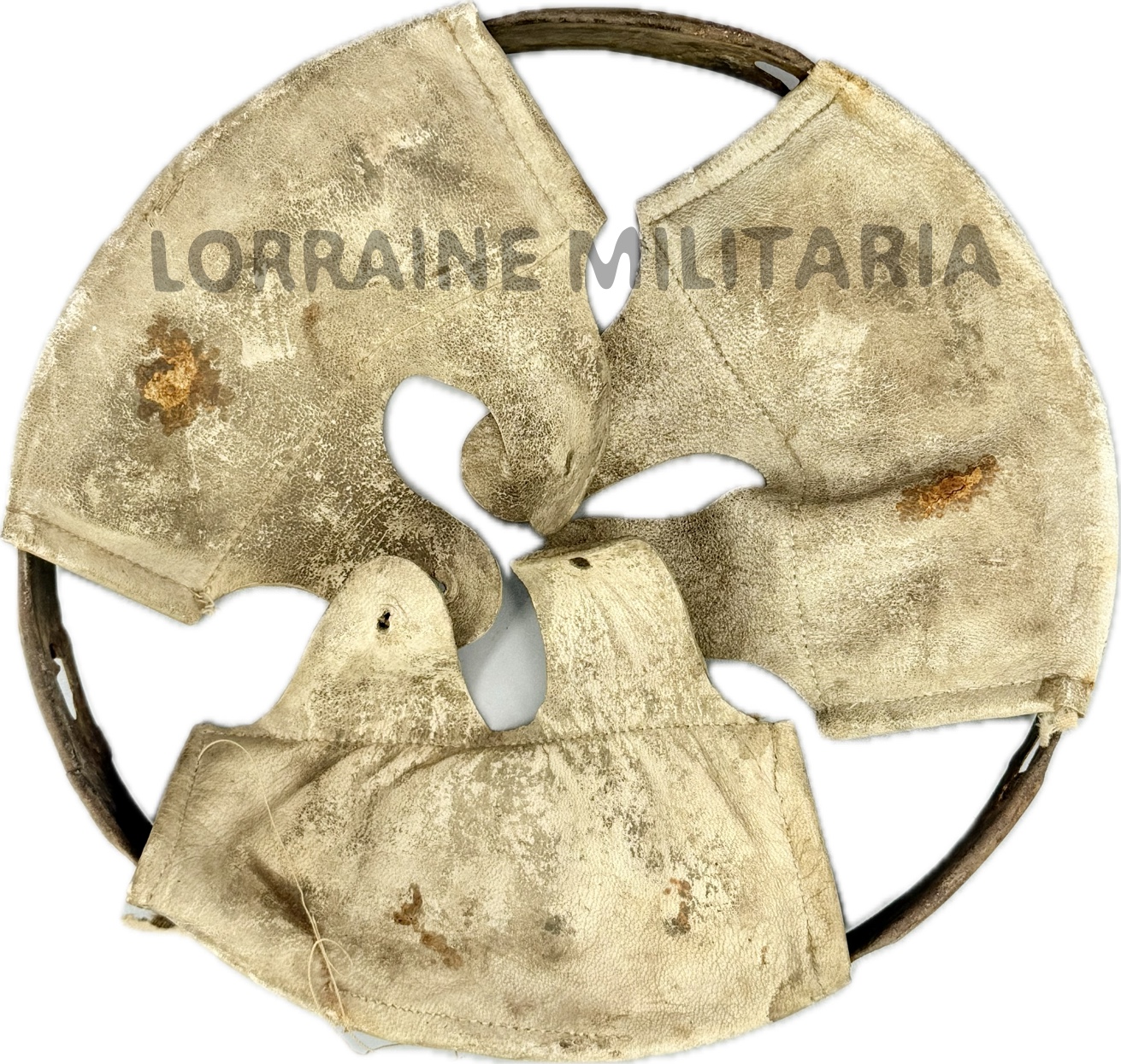 militaria : COIFFE INTERIEURE DE CASQUE ALLEMAND STAHLHELM MLE 1916