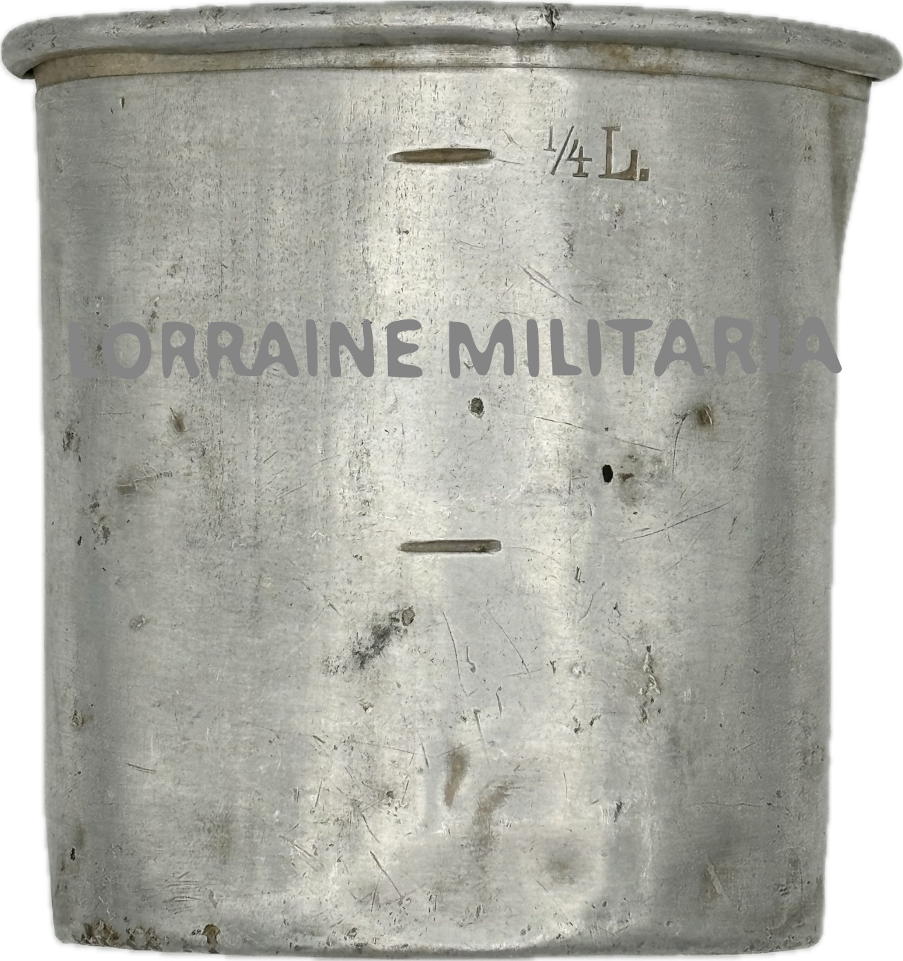 militaria : QUART ALUMINIUM DATE 1911