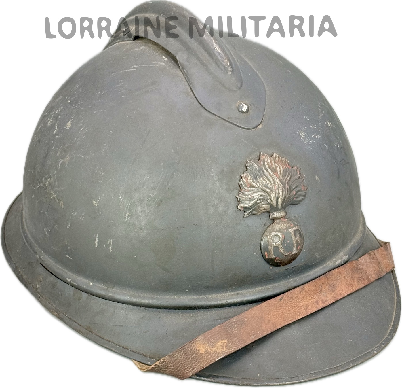 militaria : CASQUE ADRIAN INFANTERIE BLEU HORIZON