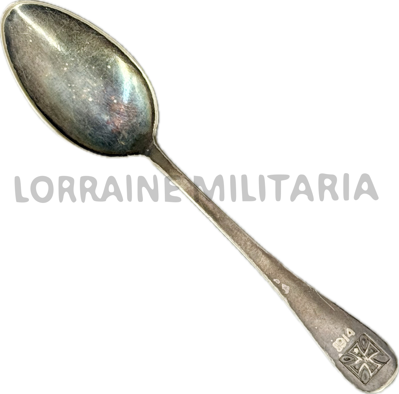 militaria : PETITE CUILLERE A CAFE ALLEMANDE CROIX DE FER 1914