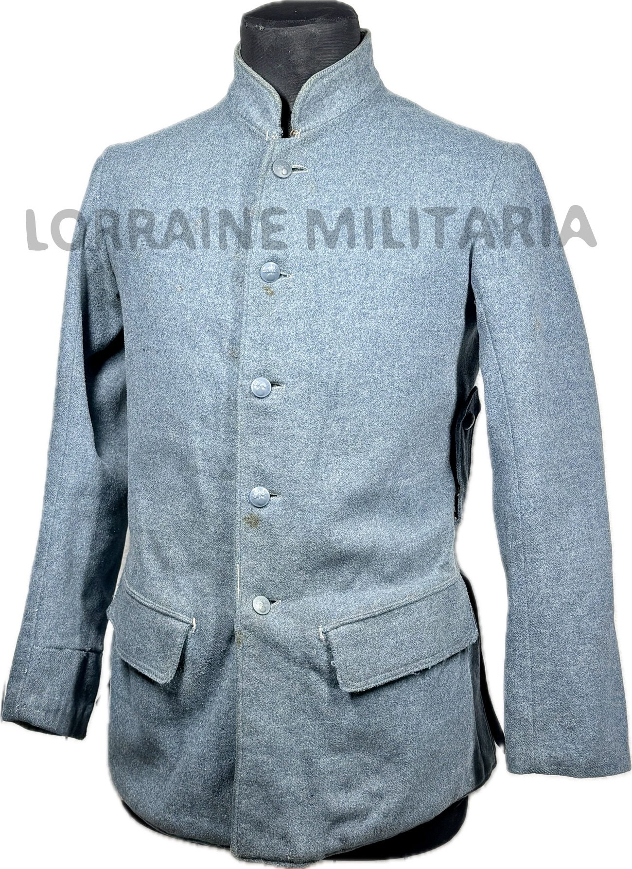 militaria : VAREUSE REGLEMENTAIRE TROUPE BLEU HORIZON MODELE 1915 INFANTERIE