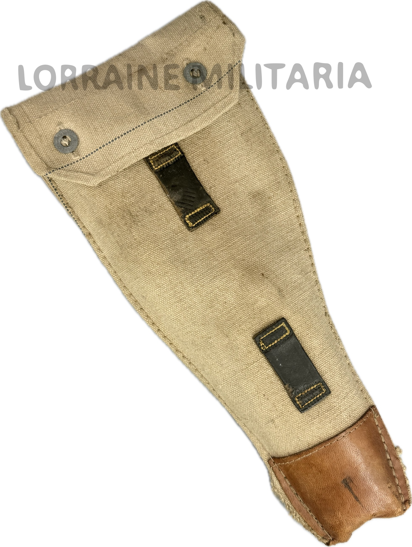 militaria : OUTIL PIC PIOCHE SEURRE FRANÇAIS AVEC ETUI ERSATZ TOILE DATE 1918