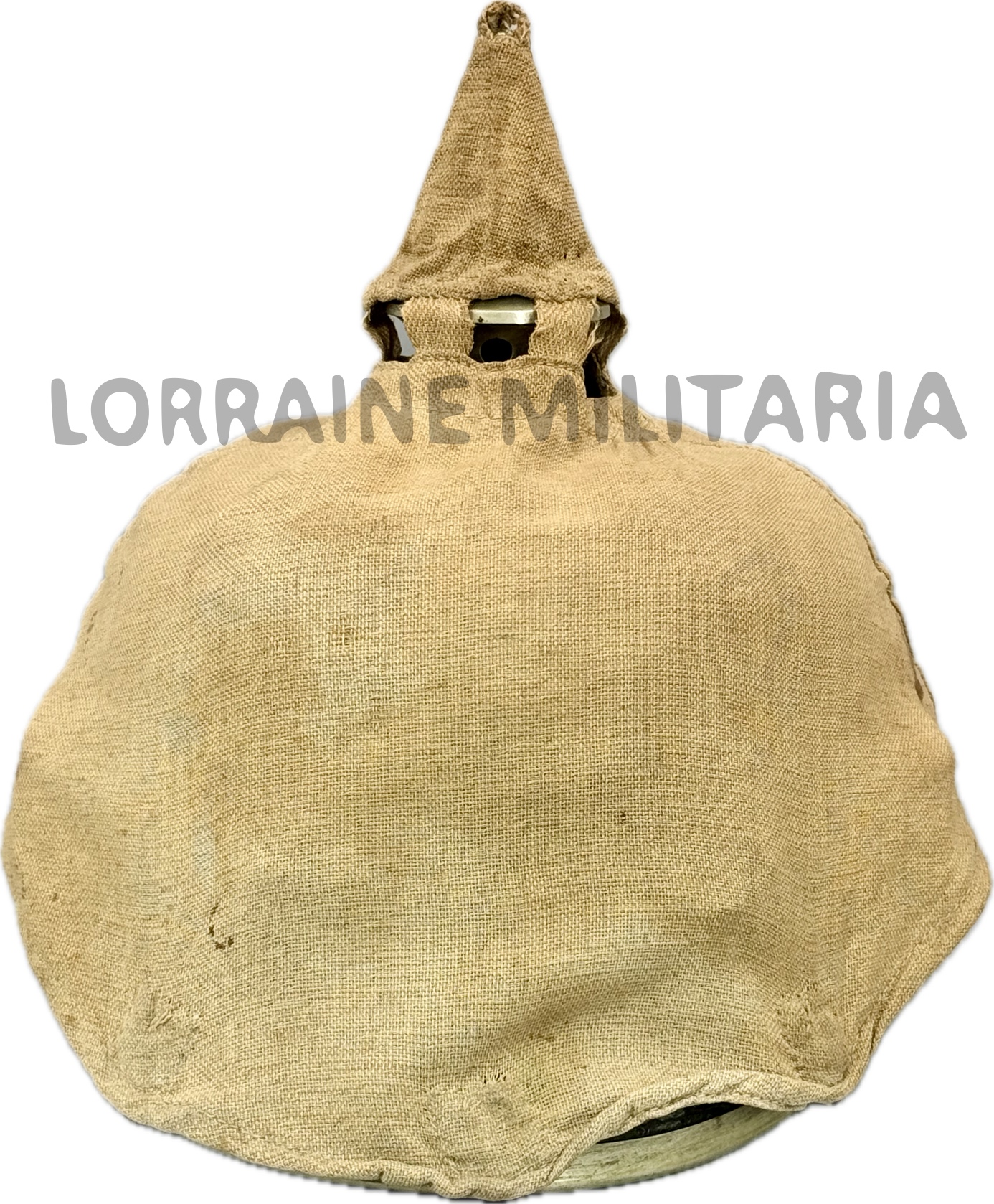 militaria : CASQUE A POINTE ALLEMAND TROUPE PRUSSE MODELE 1895 DU 4ème PIONNIER AVEC SA HOUS