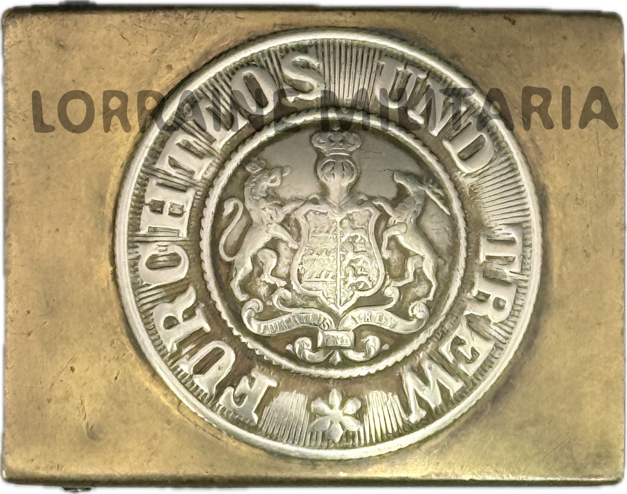 militaria : BOUCLE DE CEINTURON TROUPE WURTEMBERG MLE 1895