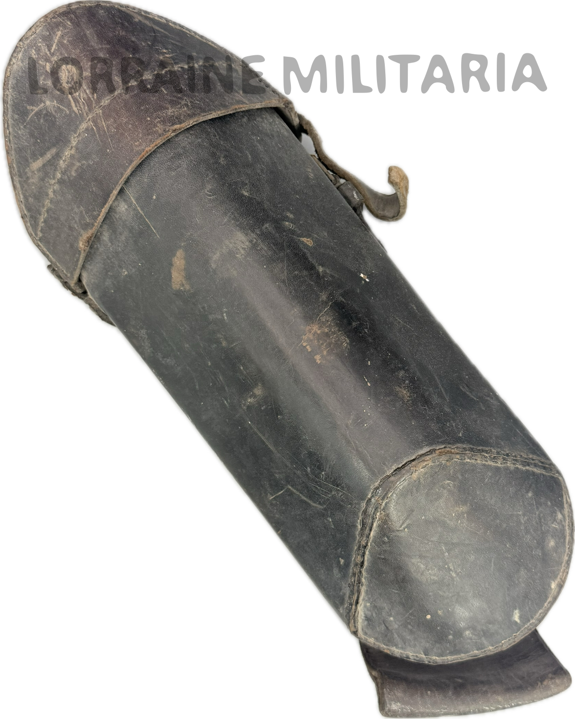 militaria : ETUI CUIR ALLEMAND POUR TRANSPORT DU COMBINE TELEPHONIQUE