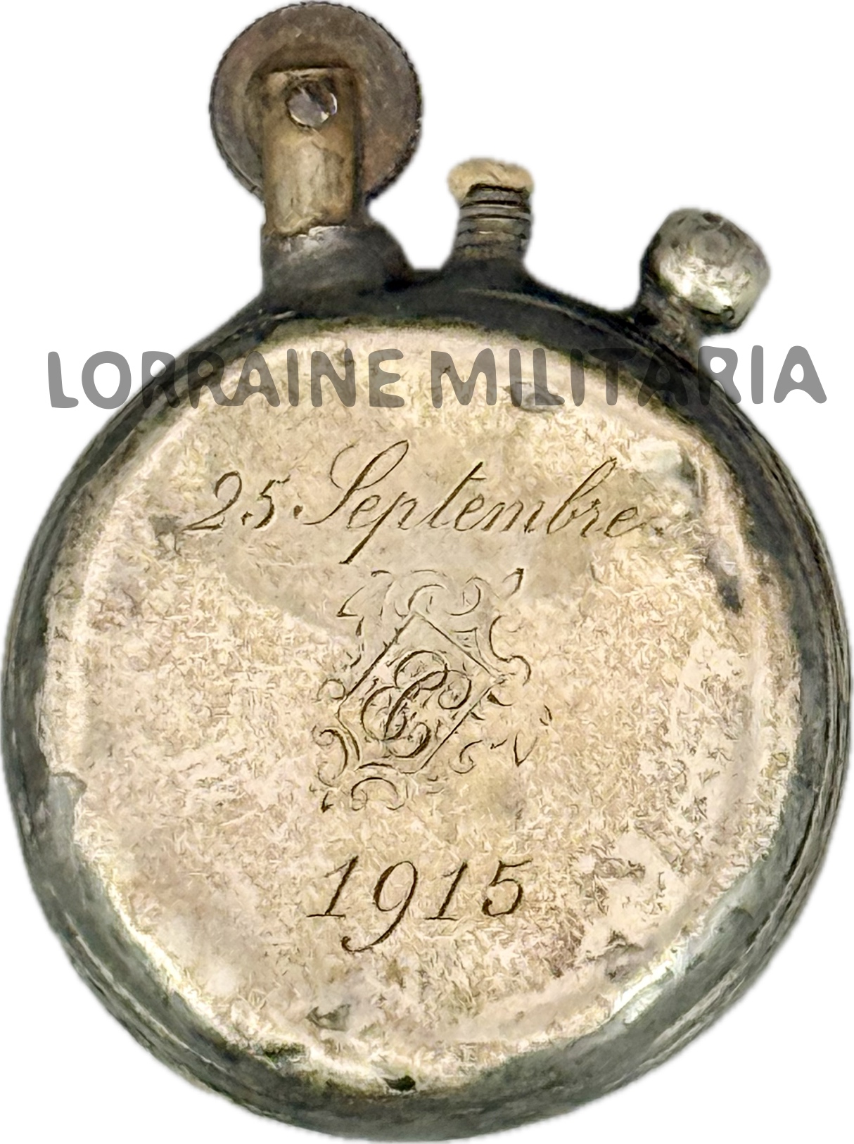 militaria : BRIQUET ARTISANAT TRANCHEE FRANÇAIS MONTRE A GOUSSET SEPTEMBRE 1915
