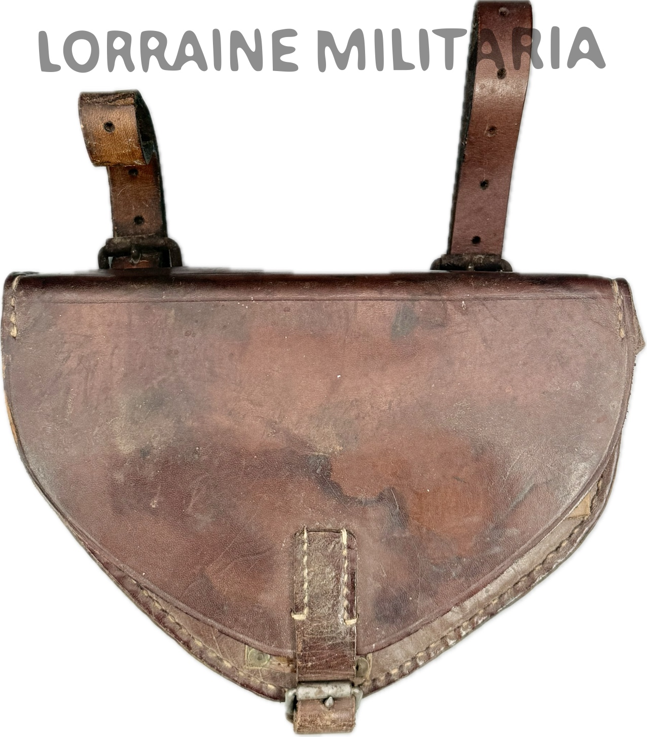 militaria : SCIE ARTICULEE ALLEMANDE AVEC SON ETUI CUIR PIONNIER