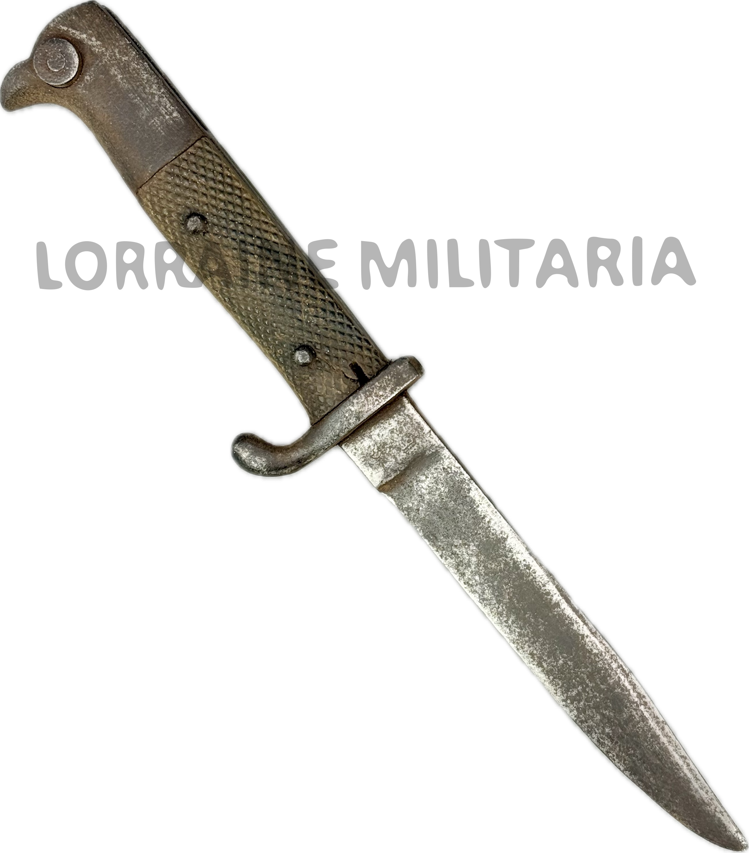 militaria : COUTEAU BAÏONNETTE DE COMBAT ALLEMAND OFFICIER SANS FOURREAU